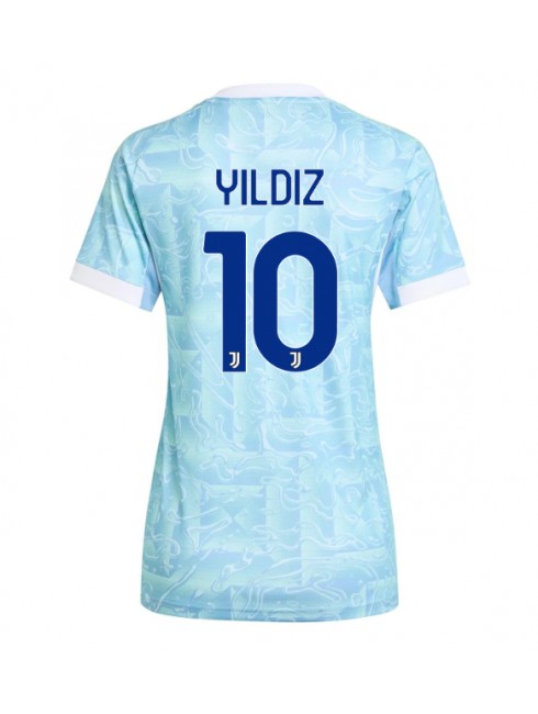 Juventus Kenan Yildiz #10 Replika Borta Kläder Dam 2025-26 Kortärmad Juventus Kenan Yildiz #10 Replika Borta Kläder Dam 2025-26 Kortärmad